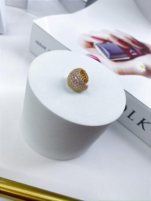 PIERCING AJUSTAVEL GOLD ZIRCONIA JULIA