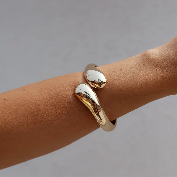 BRACELETE MADALENA GOTAS GOLD