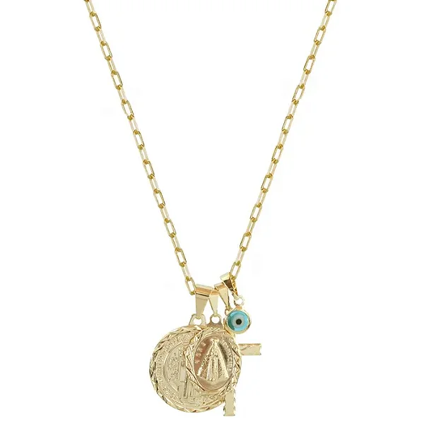 COLAR PATUAS AMULETOS GOLD