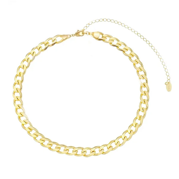Choker Raiza Elos Grumet Folheada a Ouro 18k