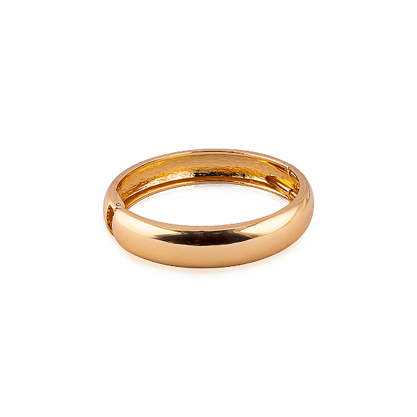 Pulseira Bracelete Clássico Liso Dourado