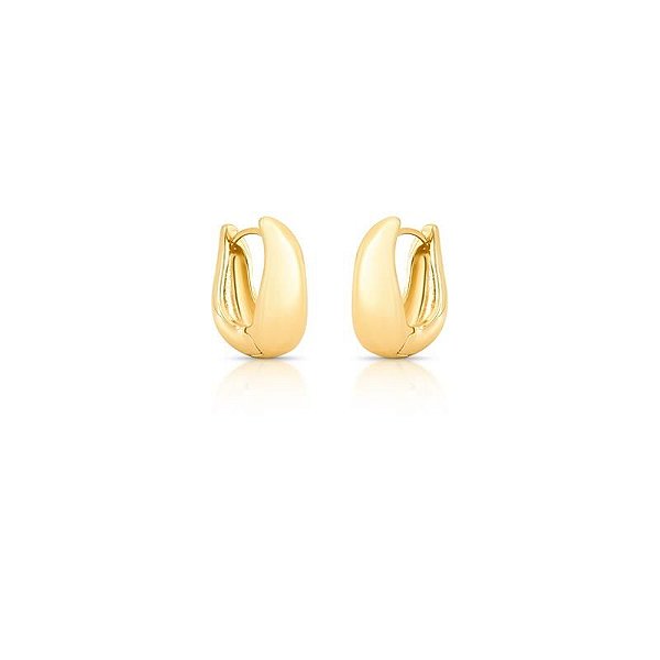 ARGOLA CURVA OVAL E LISA