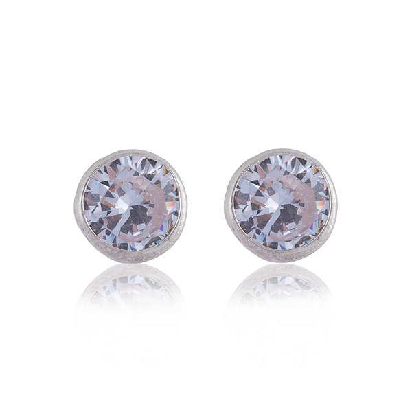 BRINCO ZIRCONIA PRATA