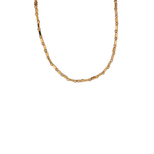 COLAR MILENA PEDRA HEMATITA