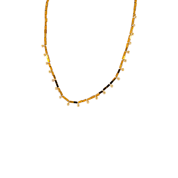 COLAR ROBERTA HEMATITA