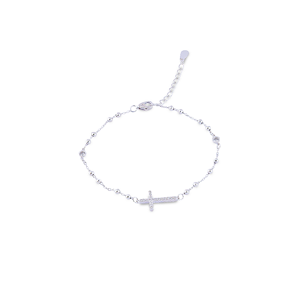 PULSEIRA CRUZ PRATA