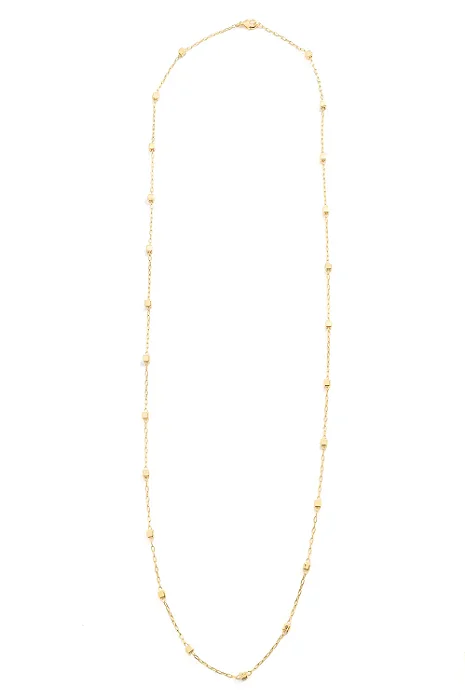 Colar Quadradinho com Banho em Ouro 18k