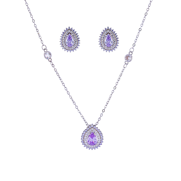 CONJUTO GOTA TANZANITA