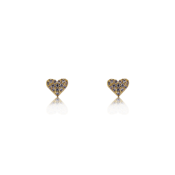 BRINCO MINI CORACAO CRAVEJADO