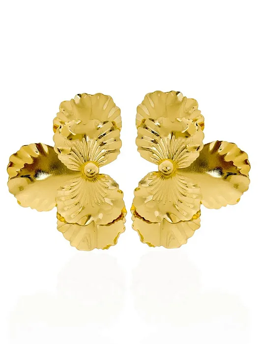 Brinco Design Flor Detlhada