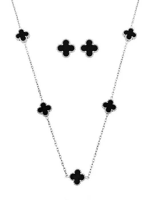 Conjunto Colar e Brinco Inspiração Vg. Com Elos