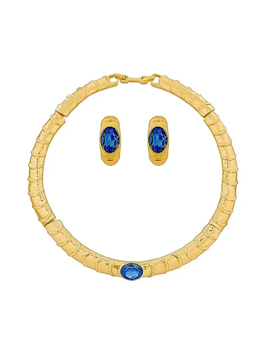 CONJUNTO ARO PEDRA AZUL