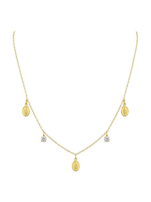 CHOKER NOSSA SENHORA DE FATIMA GOLD