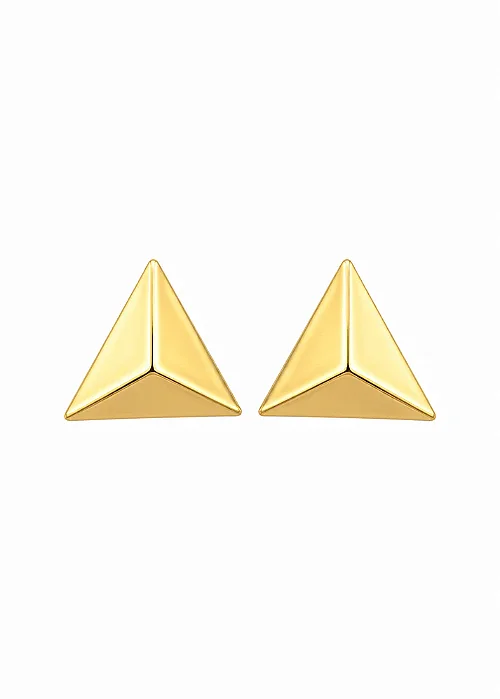 Brinco Triângulo Dourado