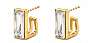 Brinco Argola Cristal