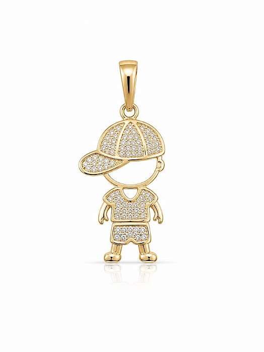 PINGENTE MENINO GOLD