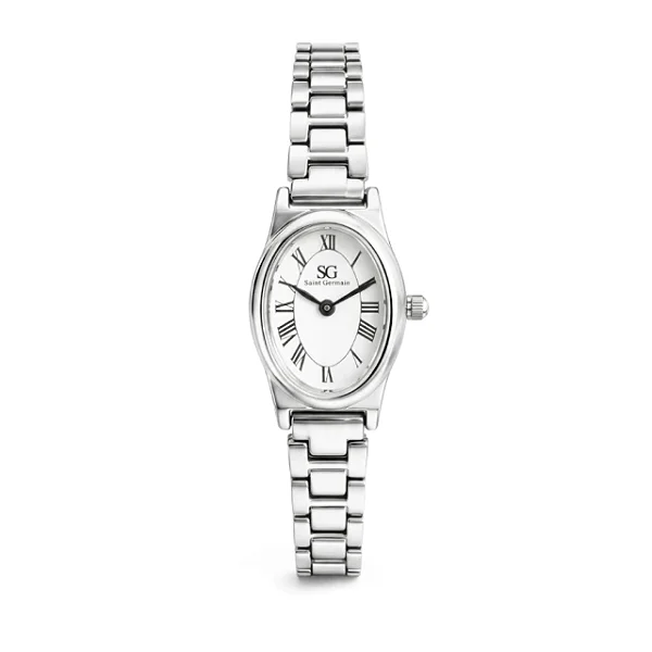 Relogio Feminino Oval Bellevie Prata