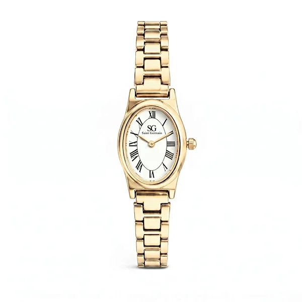 Relógio Feminino Oval Bellevie Dourado
