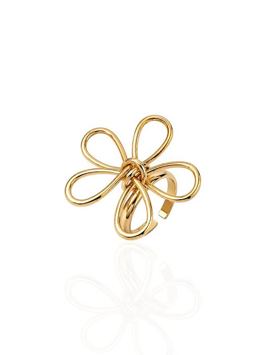 ANEL REGULAVEL FLOR GOLD