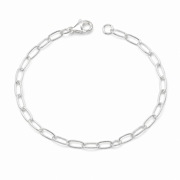 PULSEIRA MASCULINA PRATA 925 ELOS