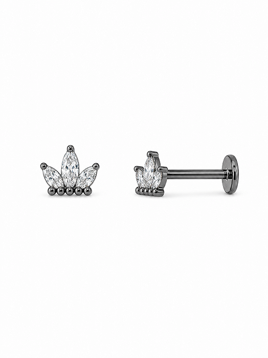 PIERCING DE TITANIO PETALAS