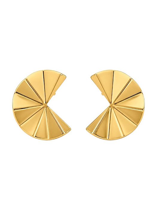 brinco leque gold