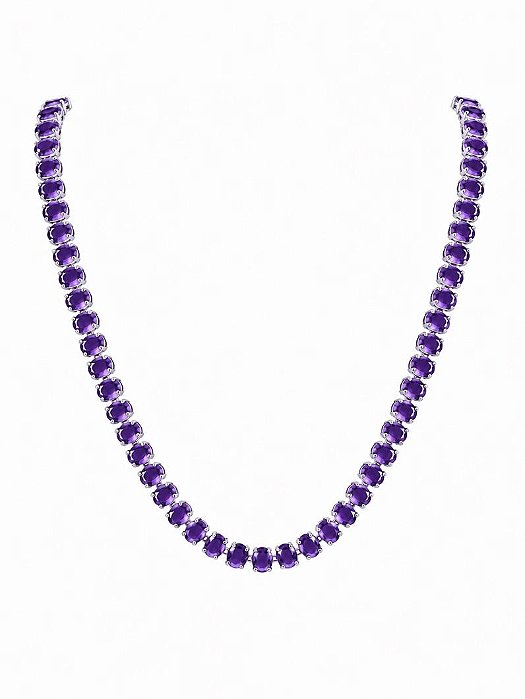 RIVIERA PEDRAS OVAIS- COR ROXO