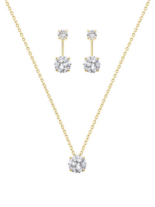 Conjunto pontos de luz gold