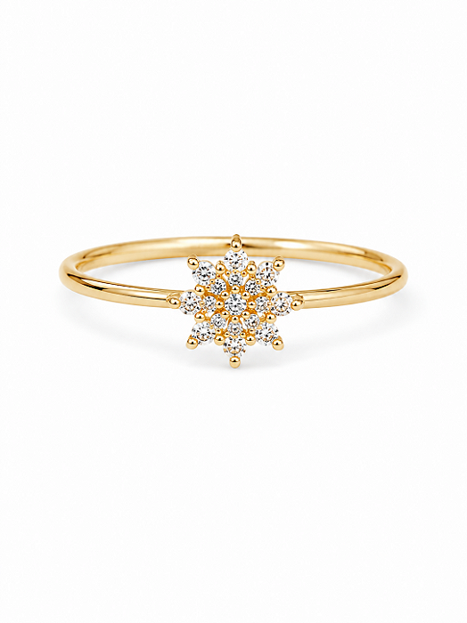 ANEL GOLD FLOR CRAVEJADA