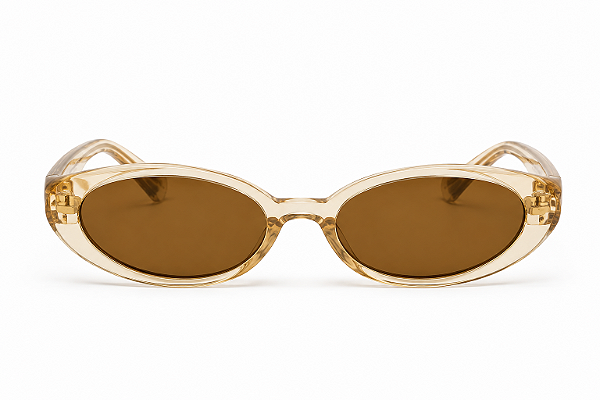 OCULOS OVAL BEGE
