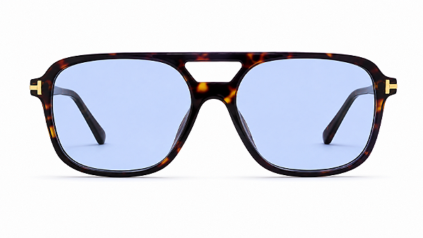 OCULOS AVIADOR LENTE AZUL