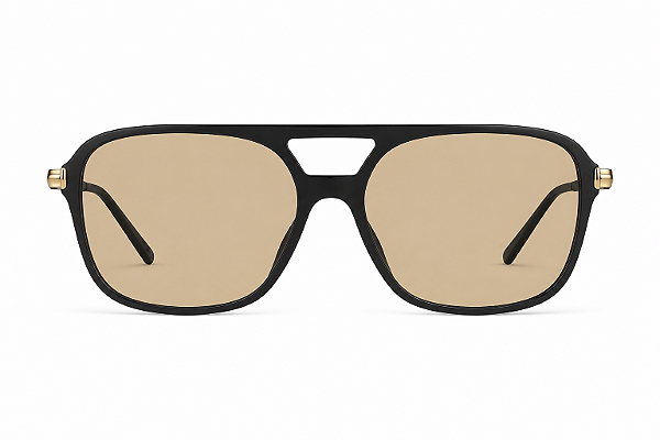 OCULOS AVIADOR MARROM CLARO