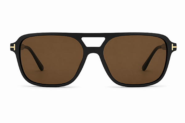 OCULOS AVIADOR MARROM