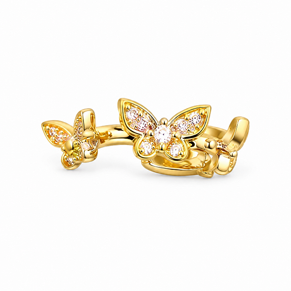 PIERCING BORBOLETA GOLD