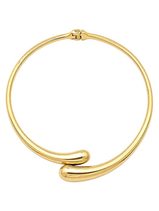 CHOKER ARO GOTA DUPLA GOLD