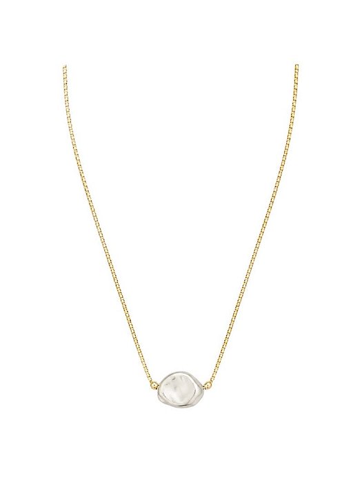 CHOKER PEROLA MARTELADA