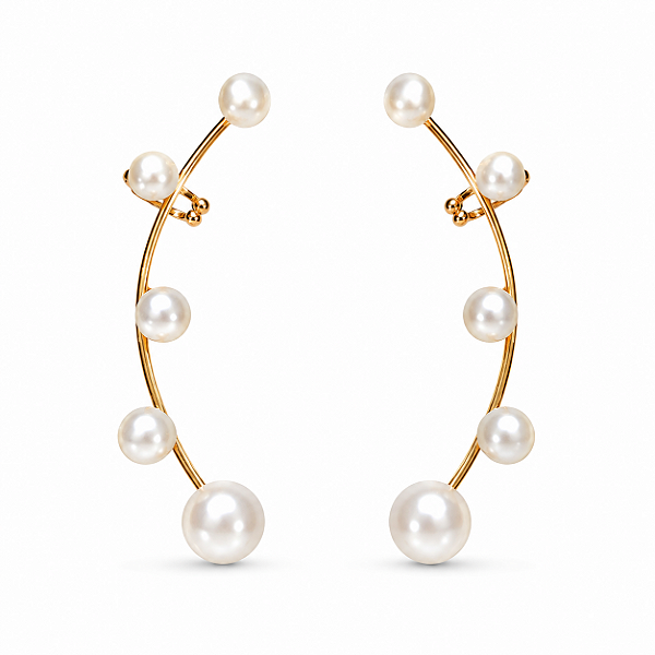 EAR CUFF PEROLAS GOLD