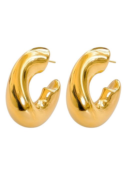 Brinco Argola Torcida gold