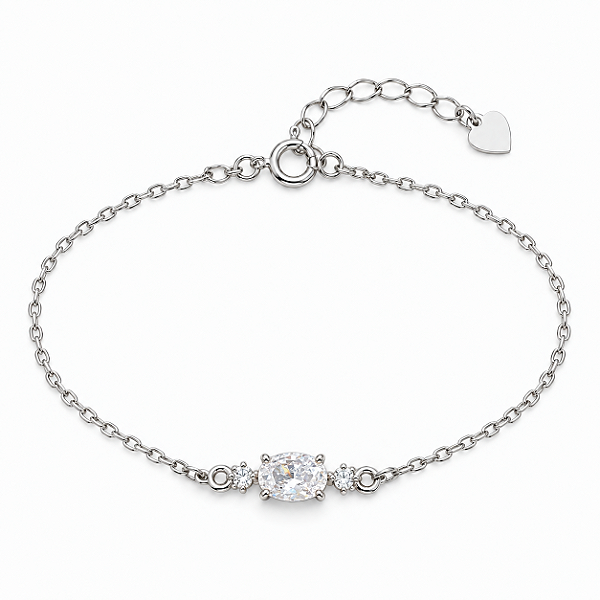 Pulseira ponto de luz prata 925