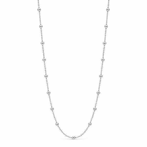 COLAR BOLINHA PRATA 925