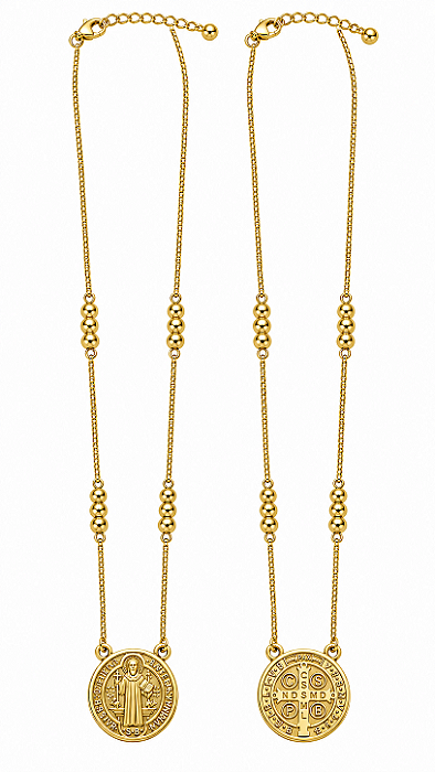COLAR SÃO BENTO GOLD