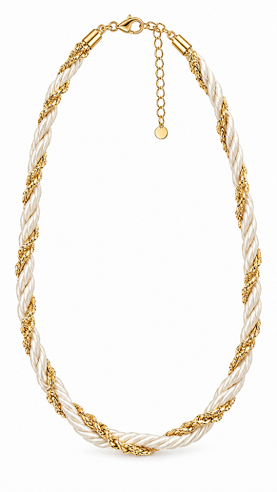 Choker Baiano e Tecido Gold