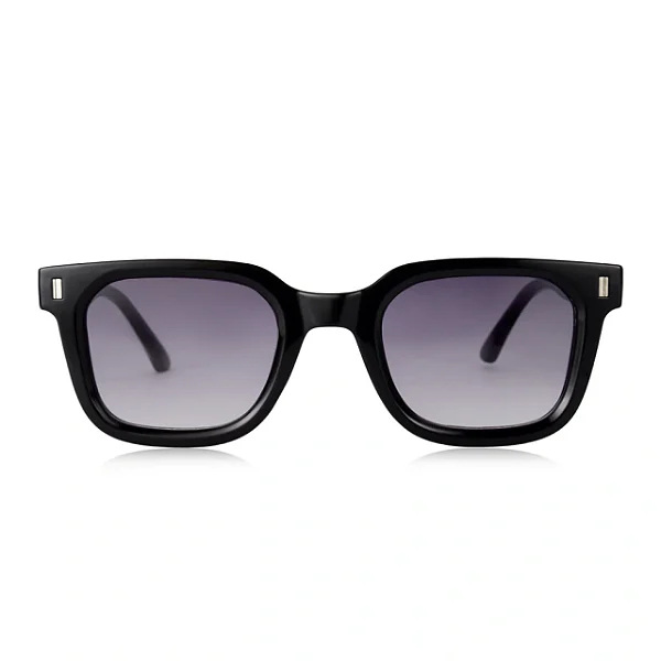 Óculos de Sol Masculino Quadrado Ares Preto com Lente Degradê Preto
