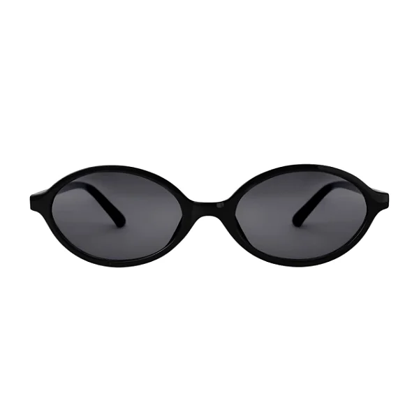 Óculos de Sol Oval Feminino Siena Preto