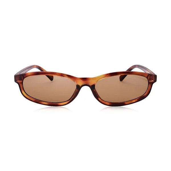 Óculos de Sol Quadrado Milano Tortoise Brown