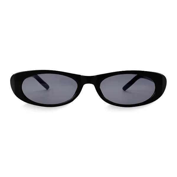 Óculos de Sol Oval Feminino Amalfi Preto