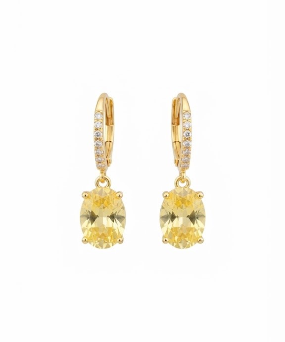 ARGOLINHA GOLD CITRINO