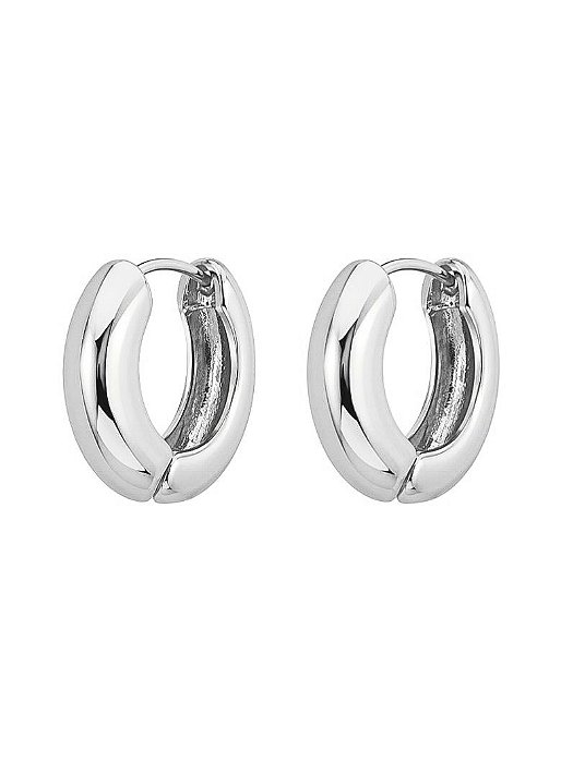 Brinco Argola Design Oval rb