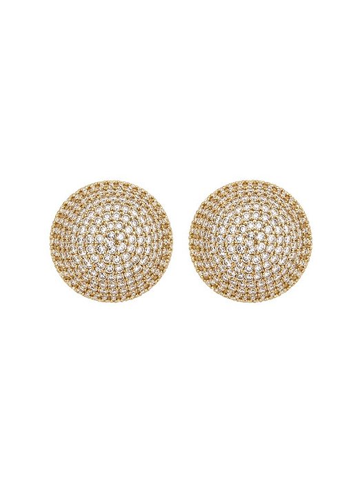 Brinco Circulo Cravejado GOLD