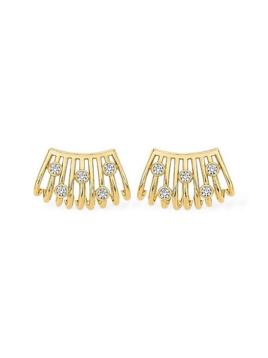 EAR CUFF CRISTAIS GOLD
